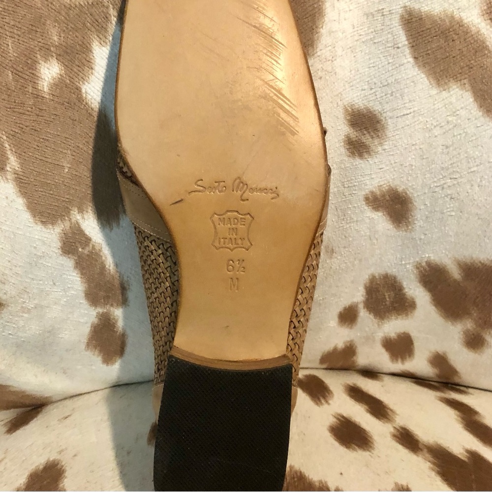 Seating Meucci Woven Leather Loafers-EUC - Picture 7 of 7